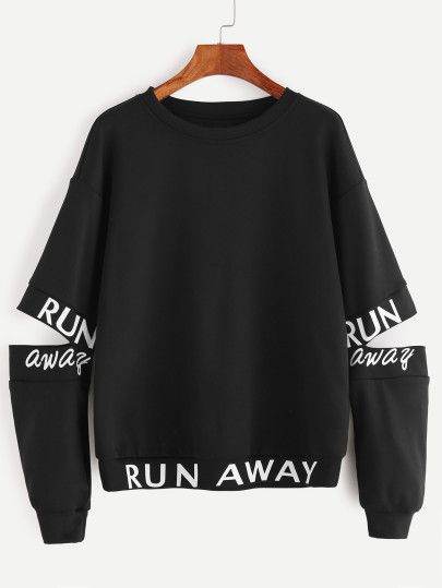 Run Away Sweatshirt - Zarar Outfit