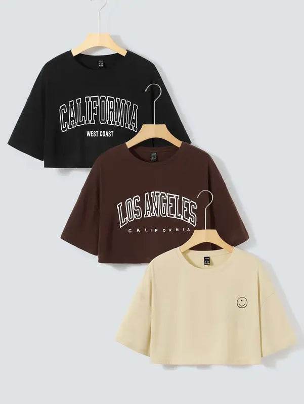 Pack Of 3 Crop Top - Zarar Outfit