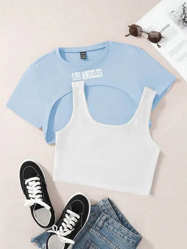 Los Angeles 2 Pc Top - Zarar Outfit