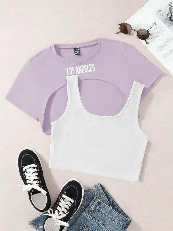 Los Angeles 2 Pc Top - Zarar Outfit