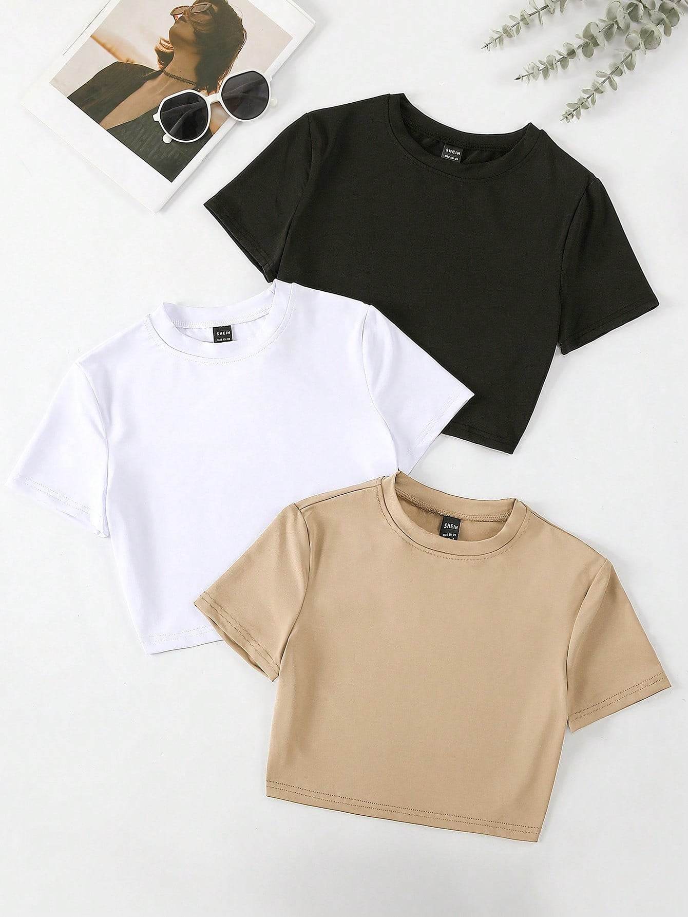Pack Of 3 Crop Top 12 - Zarar Outfit