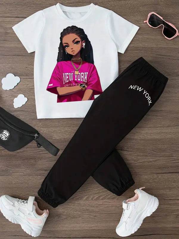 2 Piece New York Tracksuit - Zarar Outfit