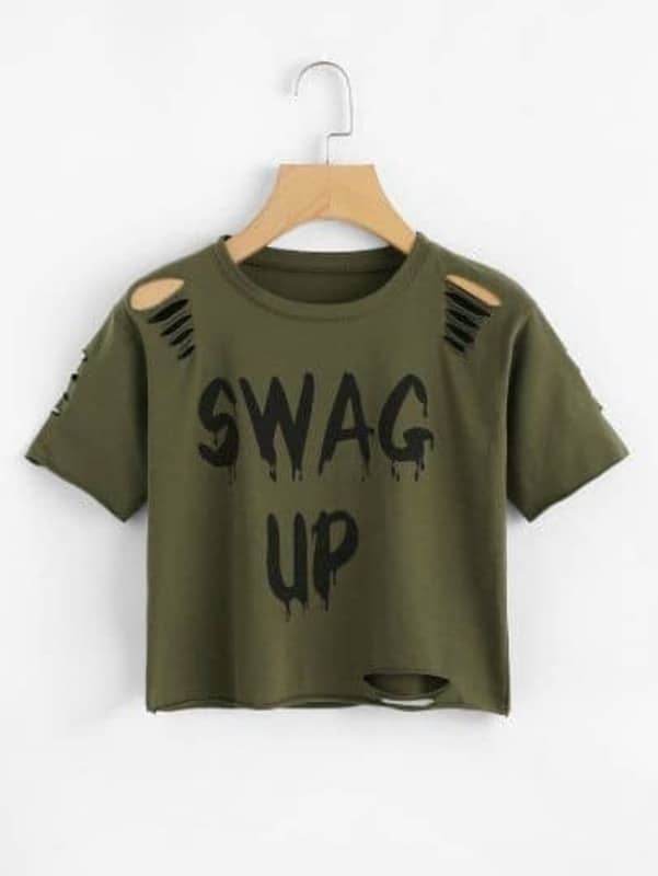 Swag Up Crop Top - Zarar Outfit