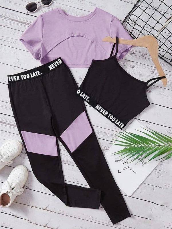 Never To Late 3 Pc Tracksuit - Zarar Outfit