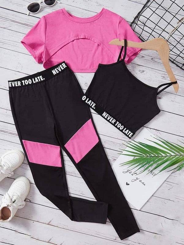 Never To Late 3 Pc Tracksuit - Zarar Outfit