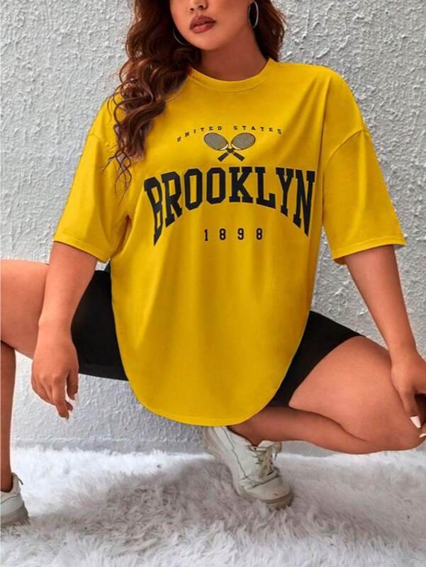 Brooklyn Oversized/Drop Shoulder Tee - Zarar Outfit