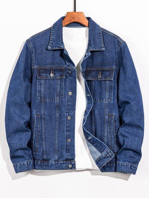 Blue Denim Jacket - Zarar Outfit