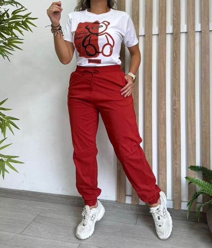 Bear Graphic Print Tracksuit - Zarar Outfit
