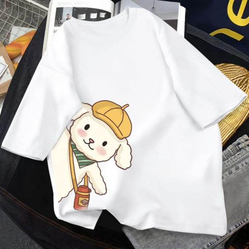 Kawaii Graphic Oversized/Drop Shoulder Tee - Zarar Outfit