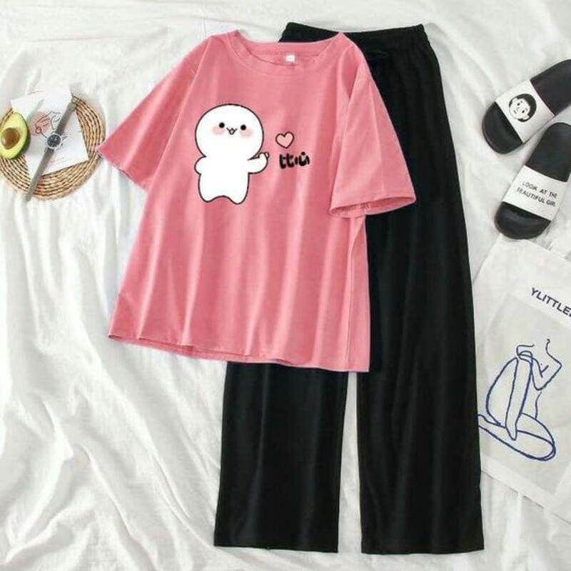 Titu Long Shirt With Wide Leg Trouser - Zarar Outfit