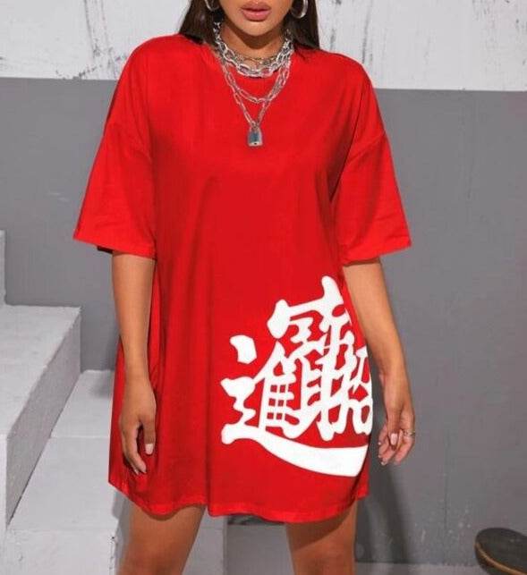 Moyan Oversized/Drop Shoulder Tee - Zarar Outfit