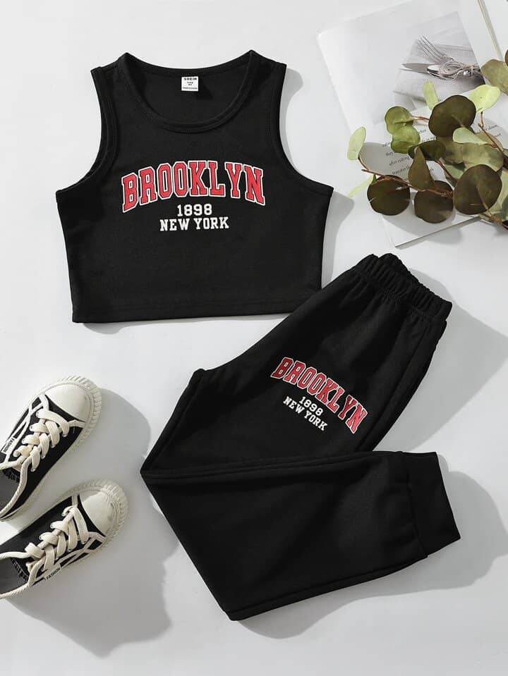 Brooklyn Tank Top & Pants - Zarar Outfit