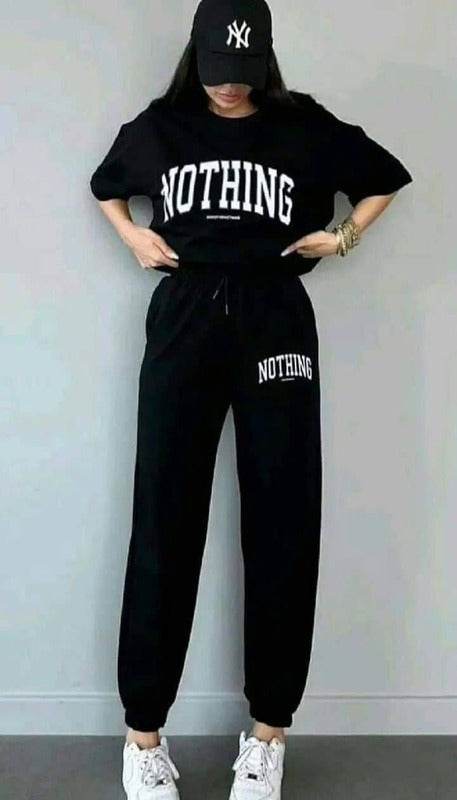 Nothing Graphic Print Tracksuit - Zarar Outfit