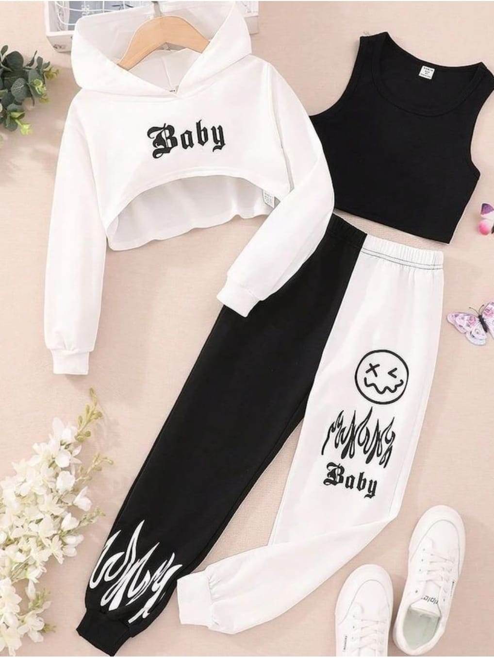 Baby 3 Pc Tracksuit - Zarar Outfit