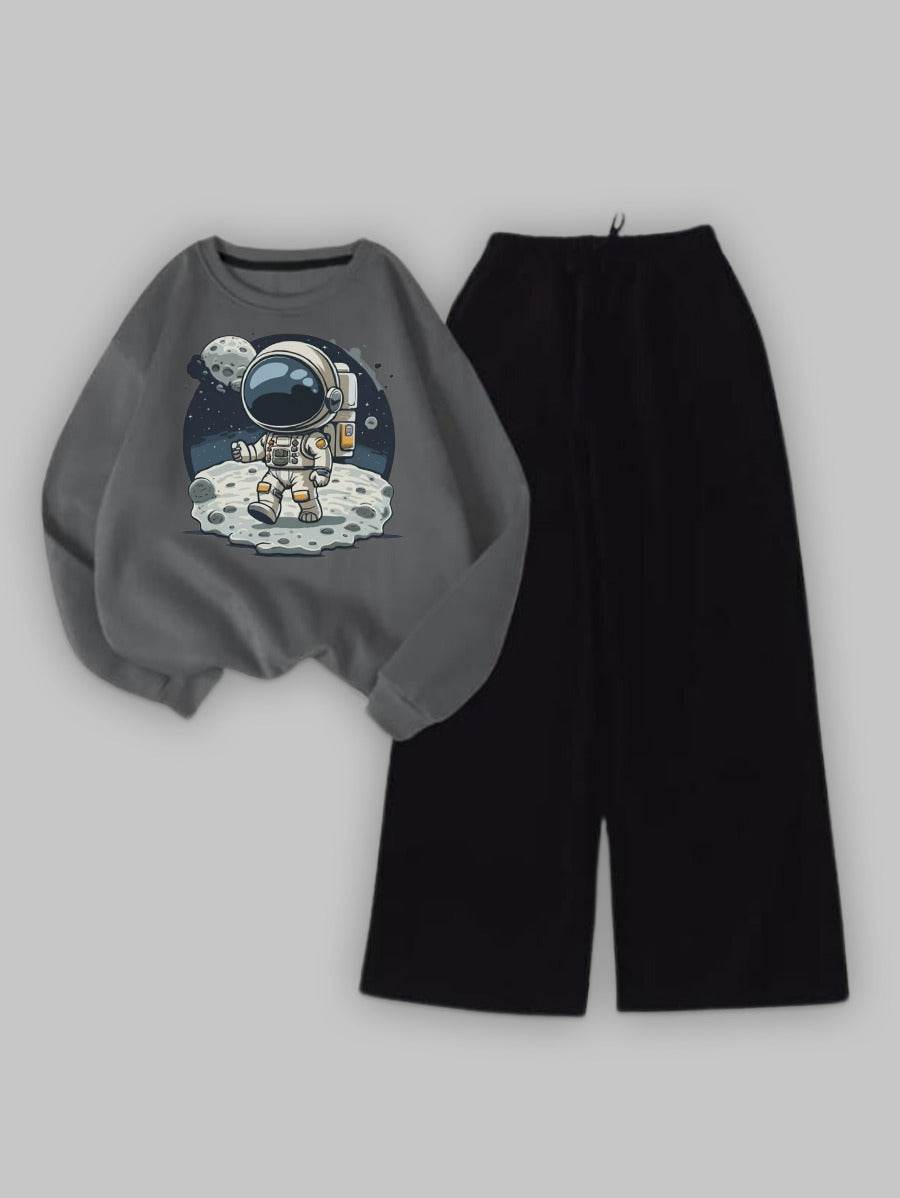 Air Space Wide Leg Tracksuit - Zarar Outfit