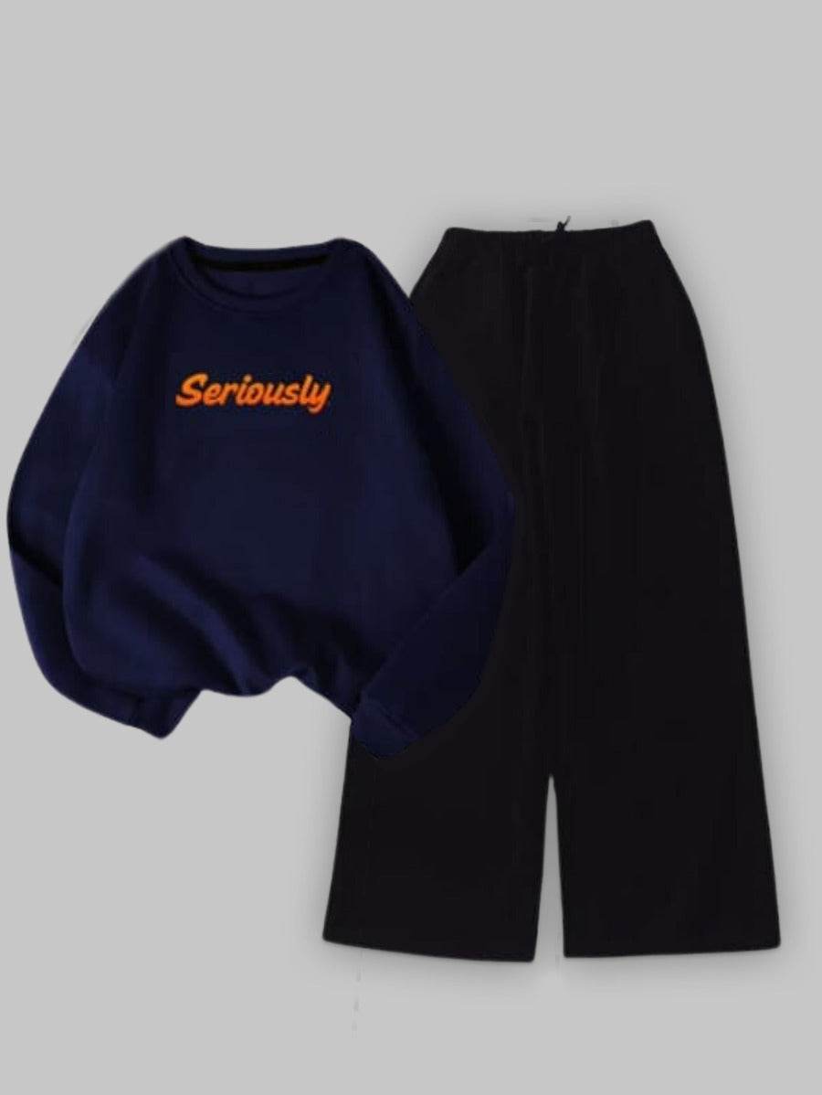 Seriously Wide Leg Tracksuit - Zarar Outfit