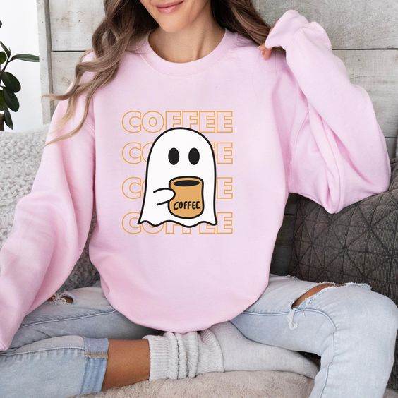 Coffee Graphic Print Sweatshirt - Zarar Outfit