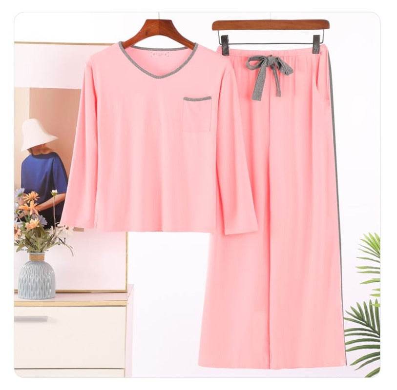 Pink Basic Night Wear - Zarar Outfit