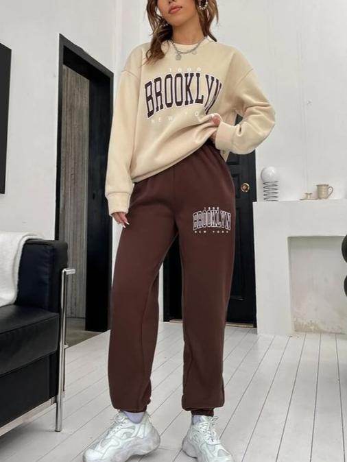 Brooklyn Brown Tracksuit - Zarar Outfit