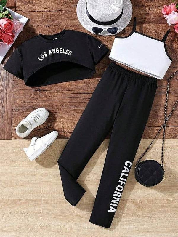 Los Angeles California 3 Pc Tracksuit - Zarar Outfit