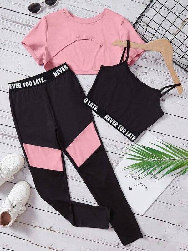 Never To Late 3 Pc Tracksuit - Zarar Outfit