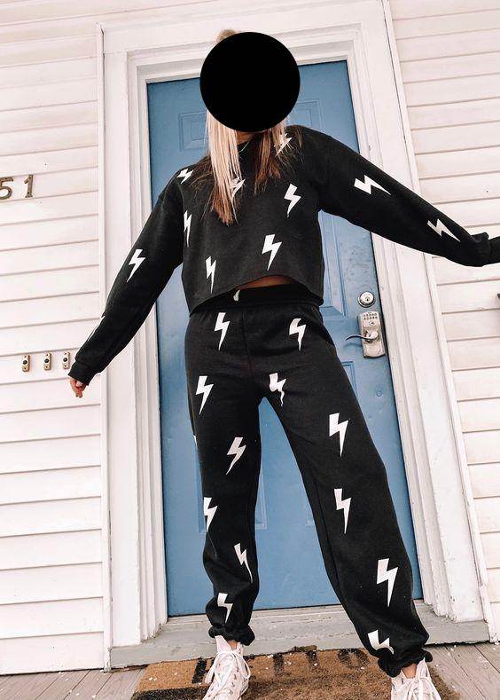 Storm Print Tracksuit - Zarar Outfit