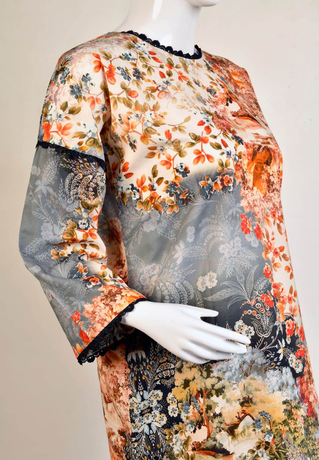 2 Piece Drop shoulder Stitched Suit - Zarar Outfit