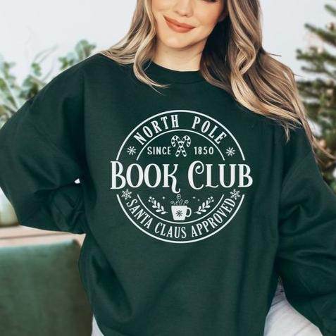 North Pole Graphic Print Sweatshirt - Zarar Outfit