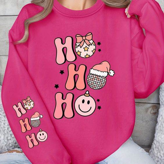 HO Graphic Print Sweatshirt - Zarar Outfit