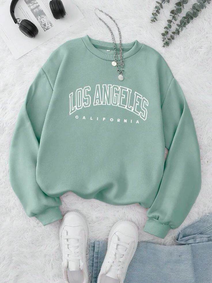 Los Angeles Printed Sweatshirt - Zarar Outfit