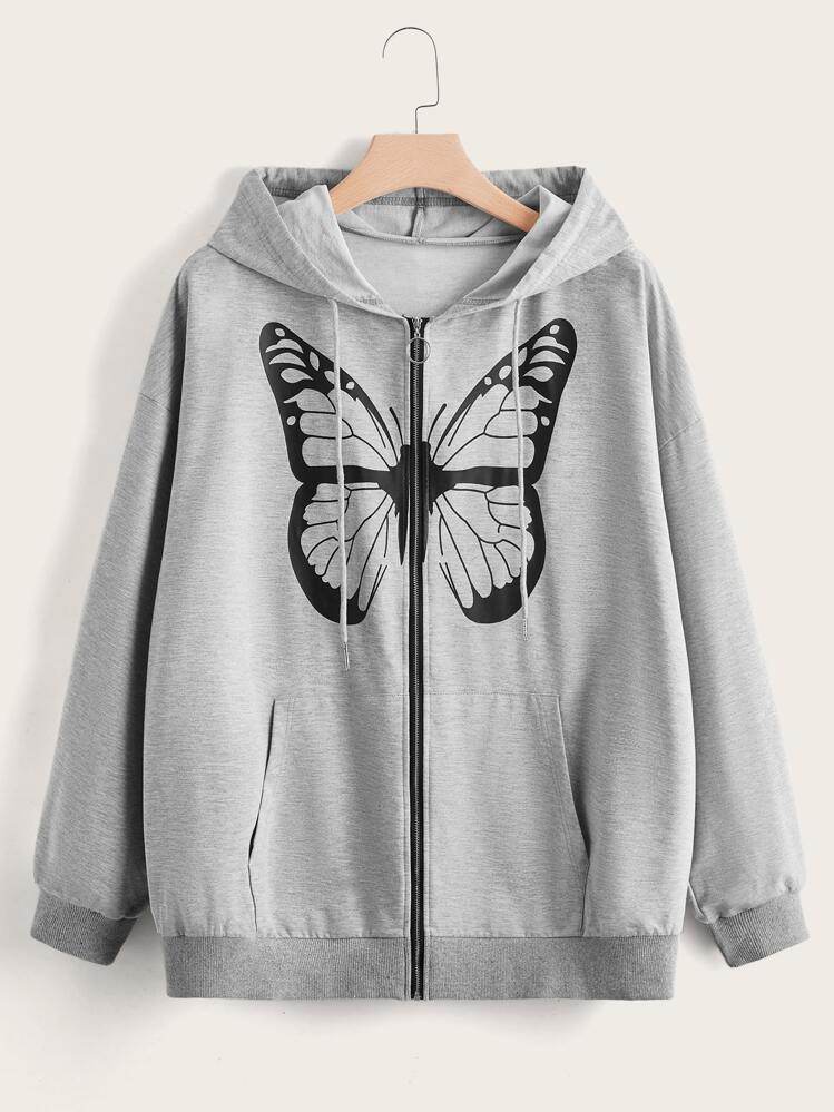 Butterfly Warm Zipper - Zarar Outfit
