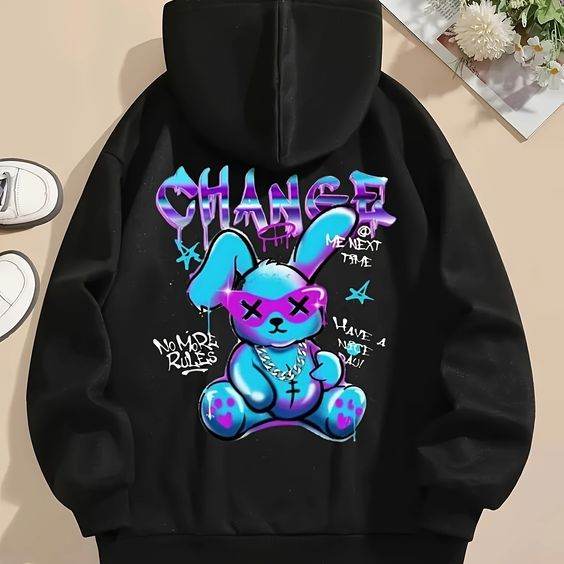 Graphic Change Hoodie - Zarar Outfit
