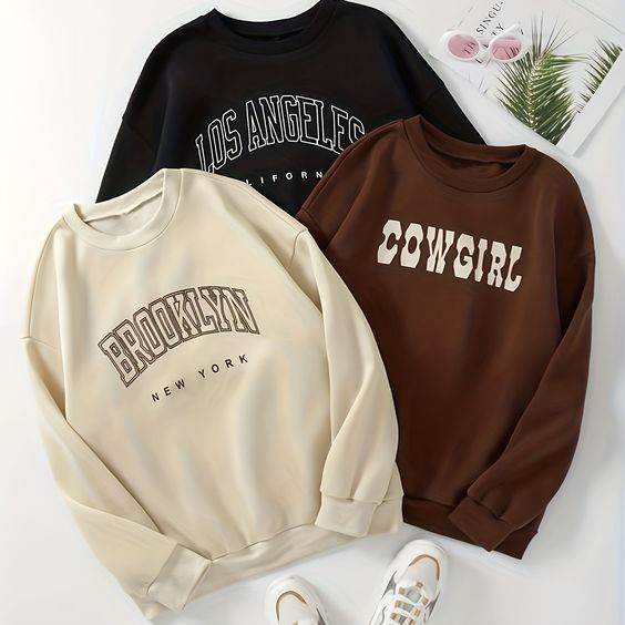 Pack Of 3 Printed Sweatshirt 06 - Zarar Outfit