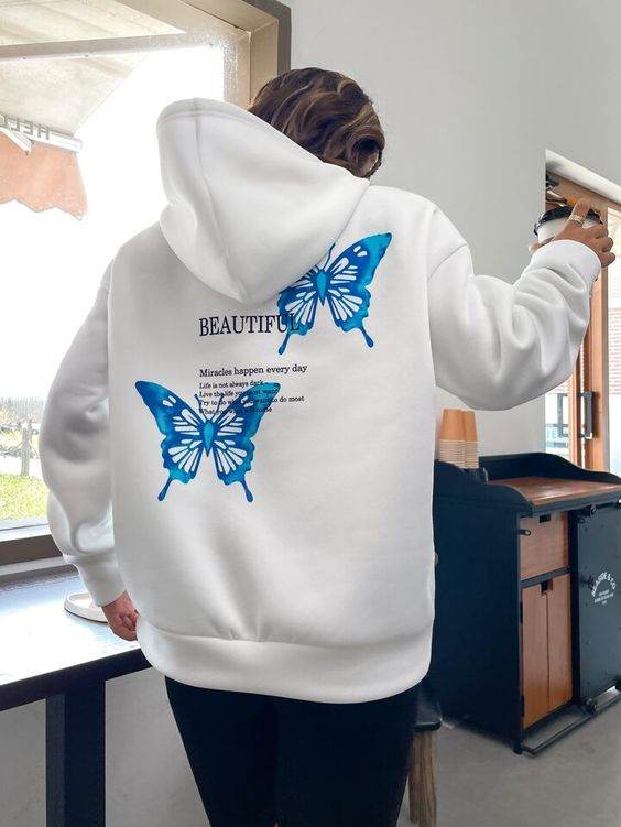 Graphic Beautiful Hoodie - Zarar Outfit