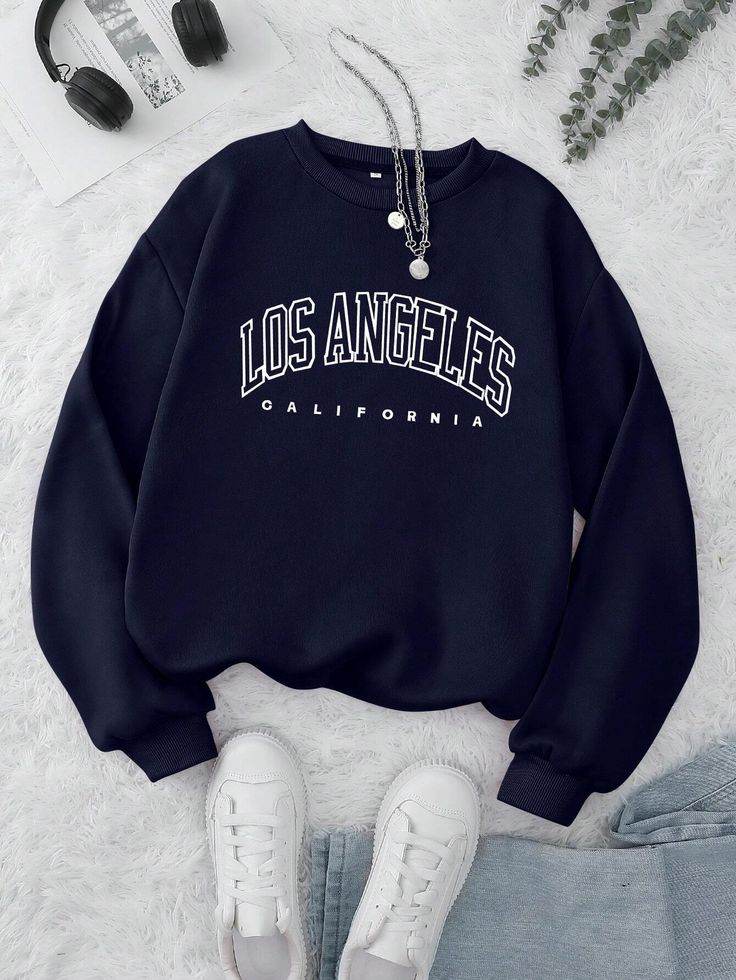Los Angeles Printed Sweatshirt - Zarar Outfit