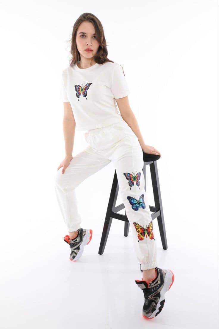 Graphic Butterfly Tracksuit - Zarar Outfit