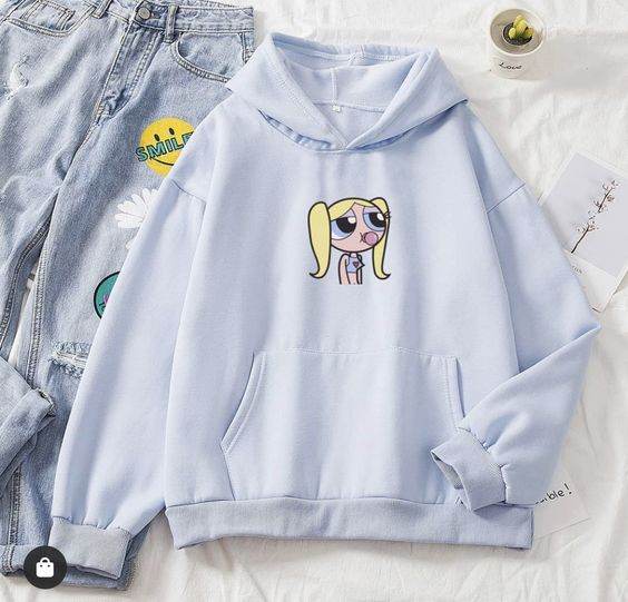 Graphic Bubbles Girl Hoodie - Zarar Outfit