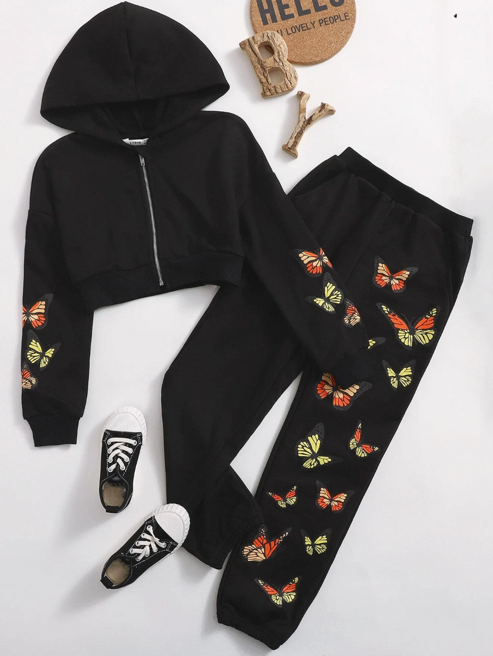 Multi Butterfly Tracksuit - Zarar Outfit