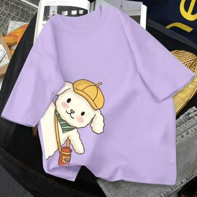 Kawaii Graphic Oversized/Drop Shoulder Tee - Zarar Outfit
