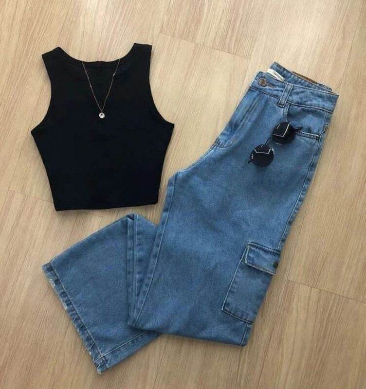 Tank Top With Cargo Pant - Zarar Outfit