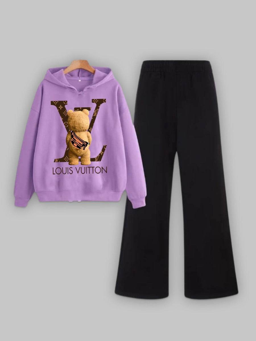 LV Wide Leg Tracksuit - Zarar Outfit