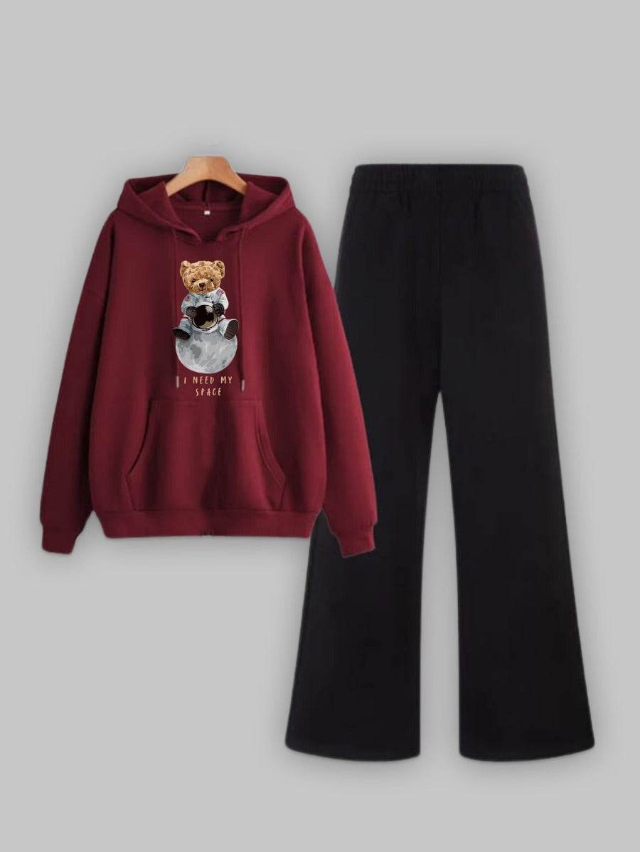 I Need Space Wide Leg Tracksuit - Zarar Outfit