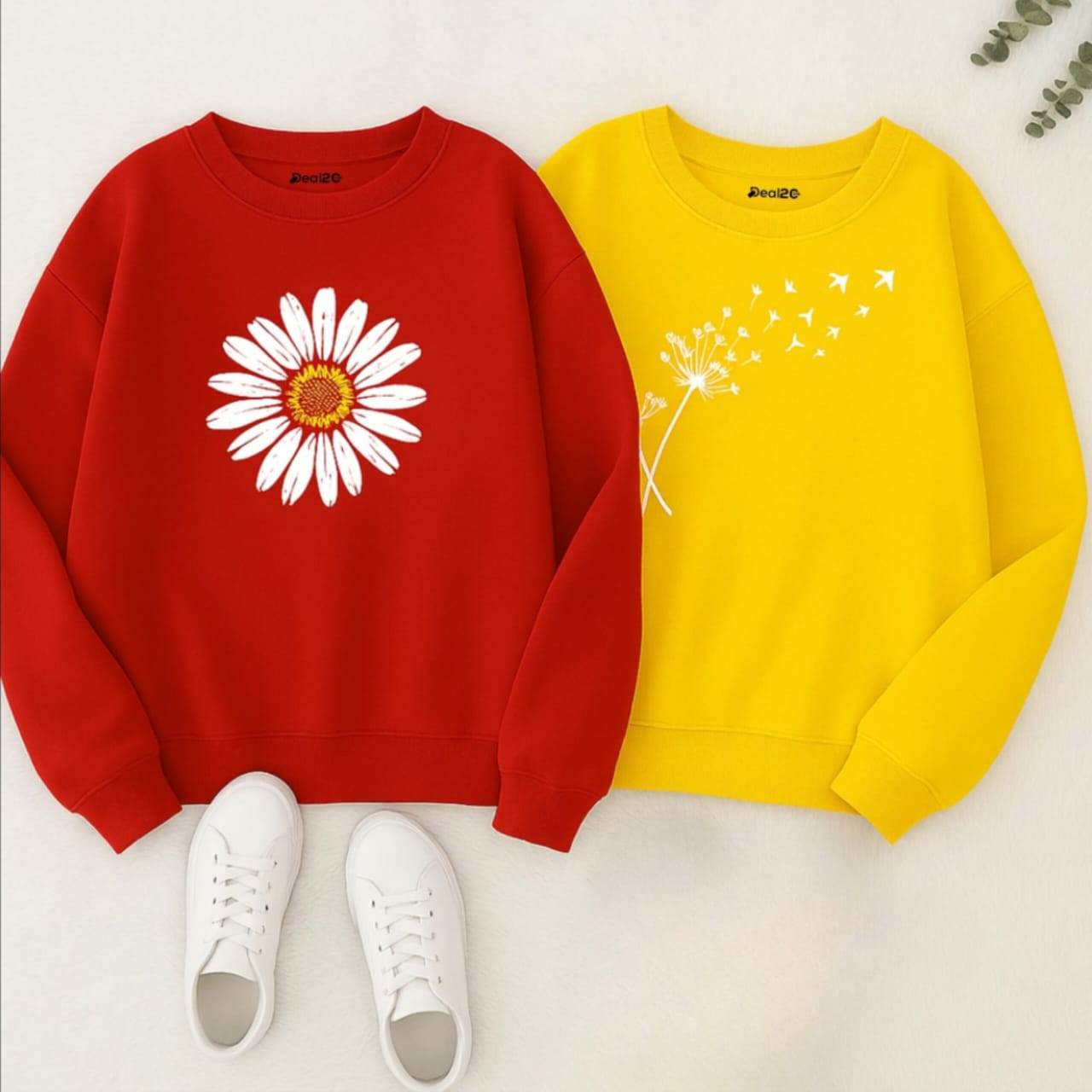 Pack Of 2 Printed Sweatshirt 02 - Zarar Outfit