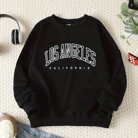 Los Angeles Printed Sweatshirt - Zarar Outfit