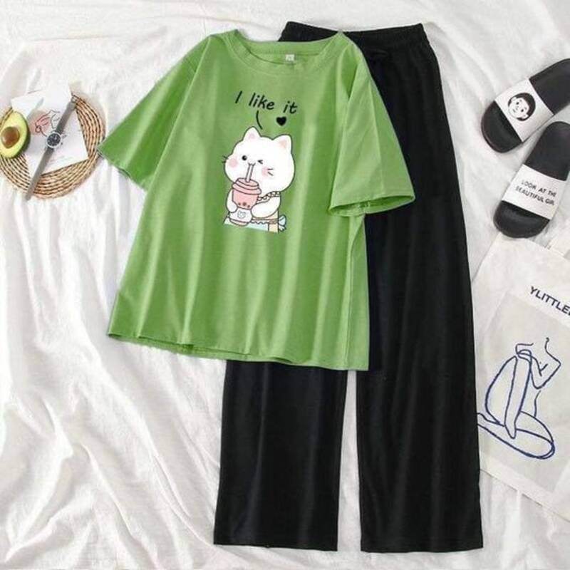 I Like It Wide Leg Tracksuit - Zarar Outfit