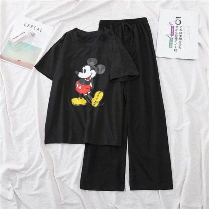 Mickey Mouse Wide Leg Tracksuit - Zarar Outfit