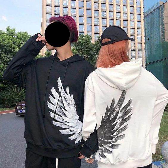Couple Wings Hoodie - Zarar Outfit