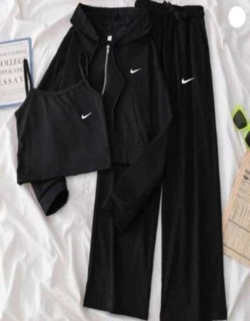 Nike Print 3PC Wide Leg Tracksuit - Zarar Outfit