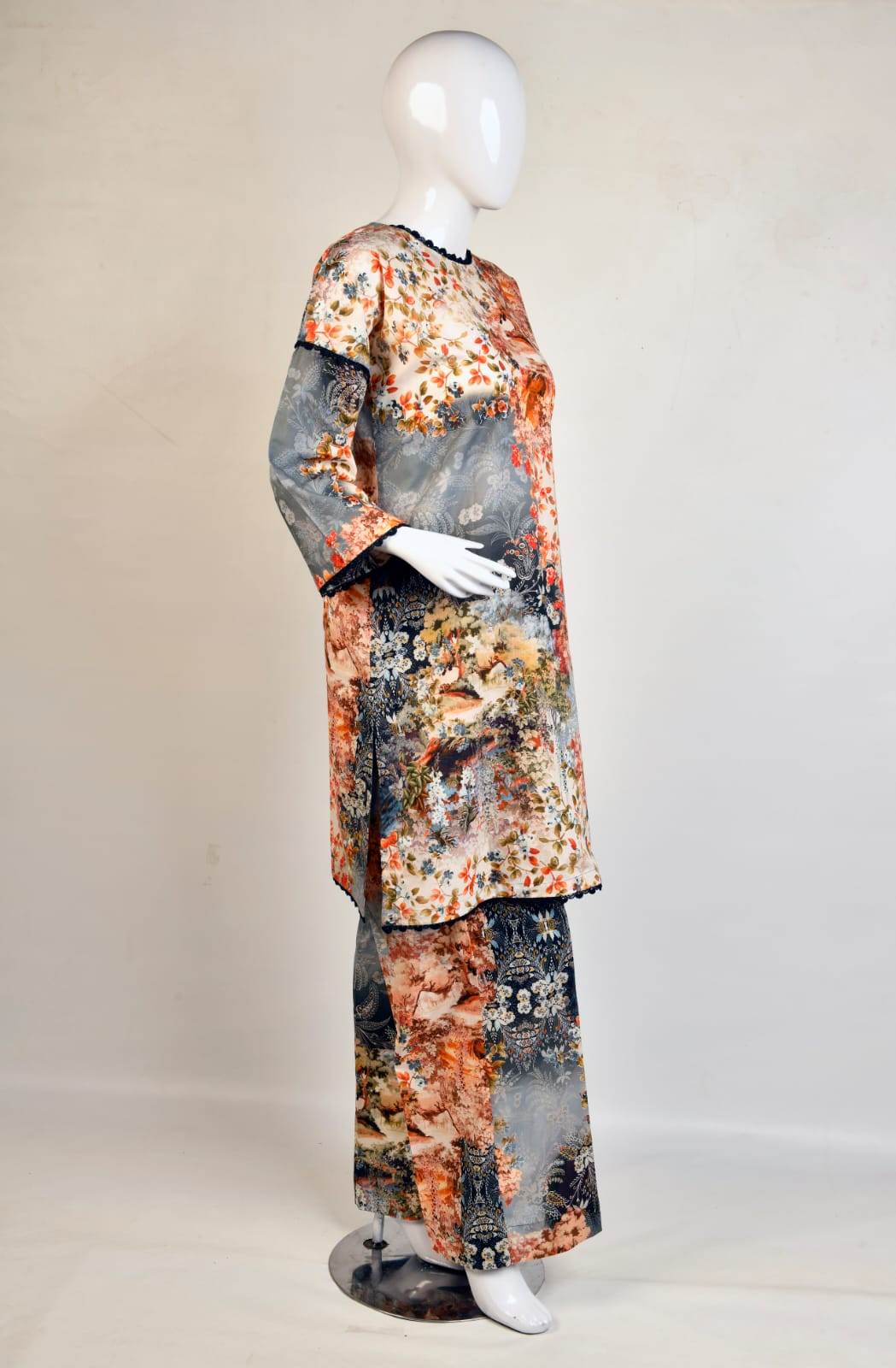 2 Piece Drop shoulder Stitched Suit - Zarar Outfit