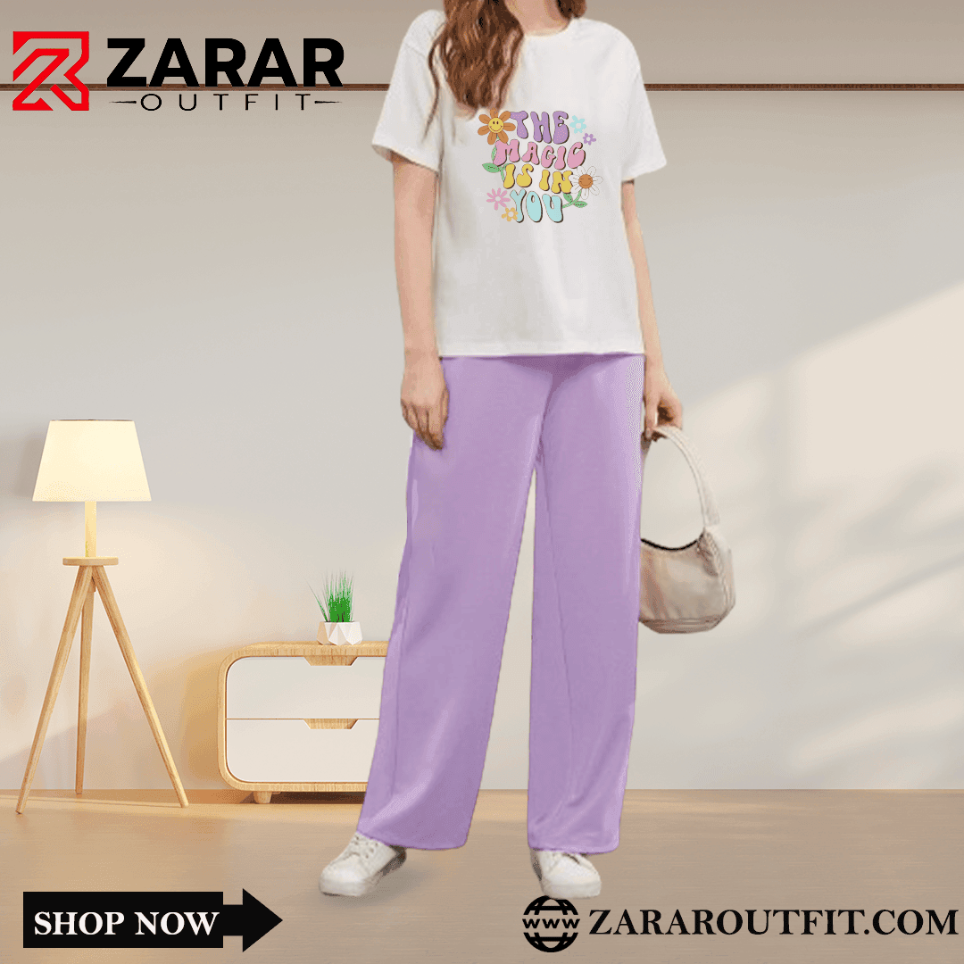 The Magic Graphic Wide Leg Tracksuit - Zarar Outfit